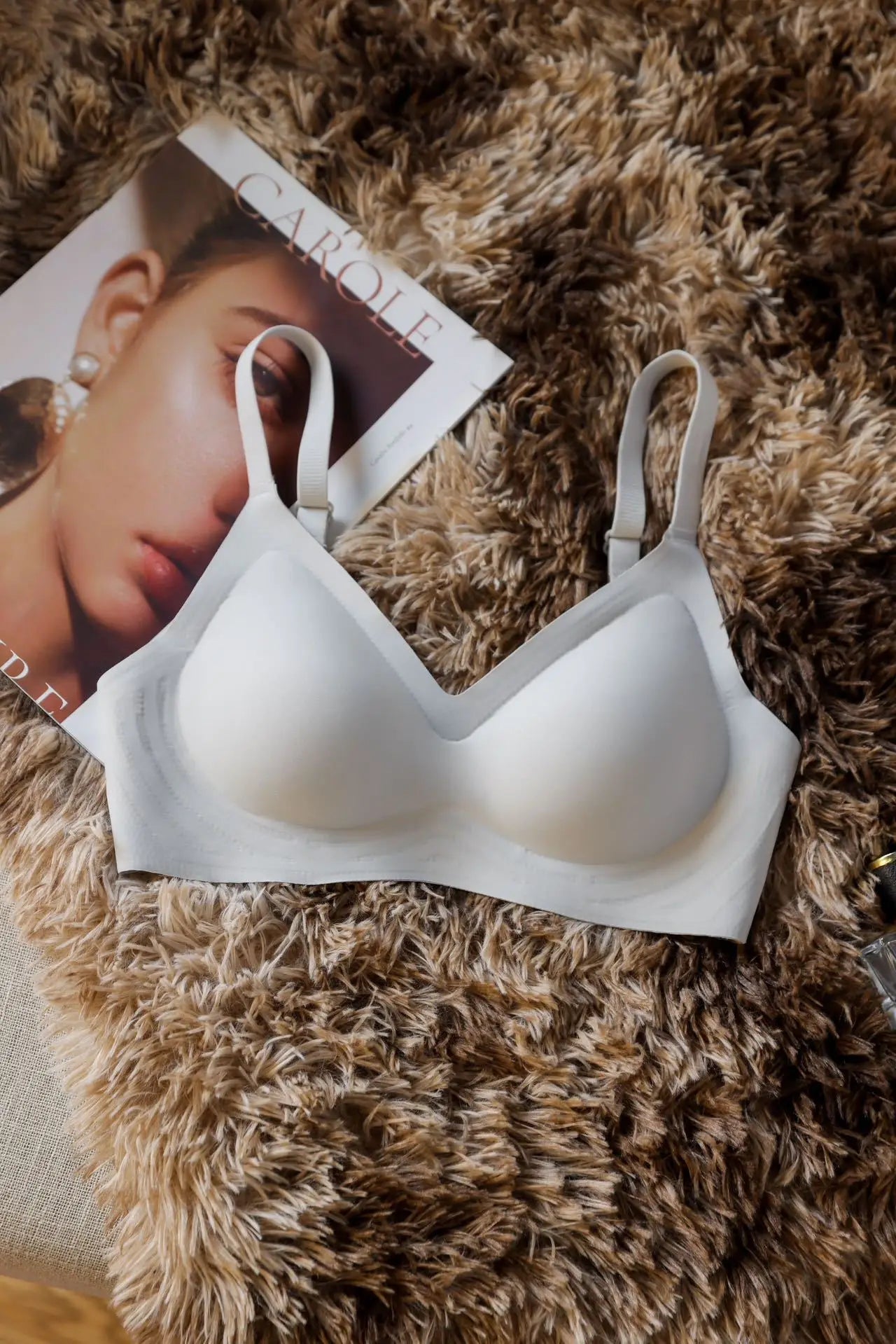Small breast seamless bra Women's small breast push-up comfortable non-underwire soft support closed breast bra