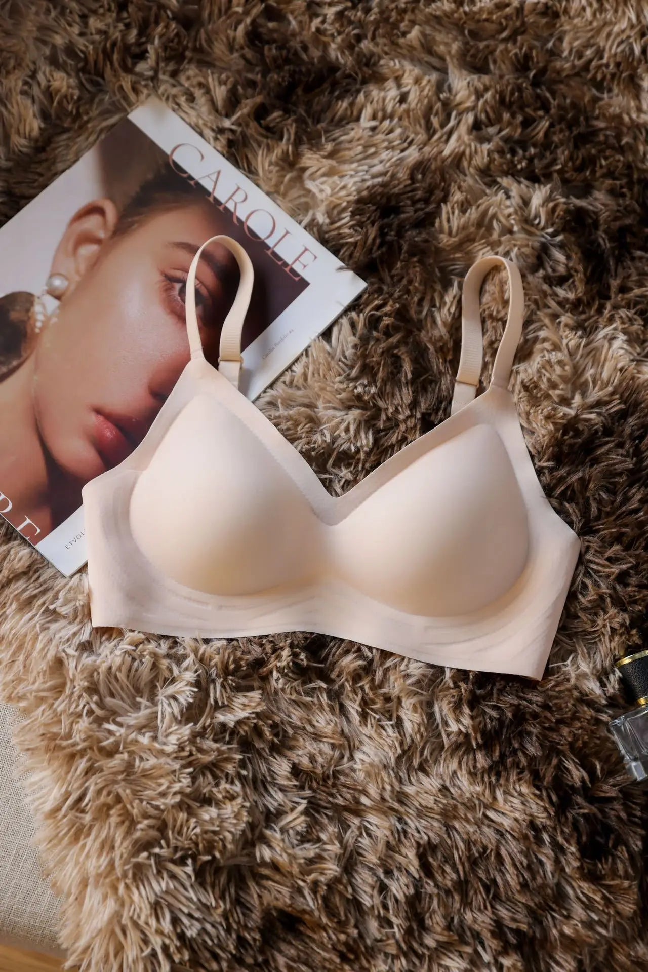 Small breast seamless bra Women's small breast push-up comfortable non-underwire soft support closed breast bra