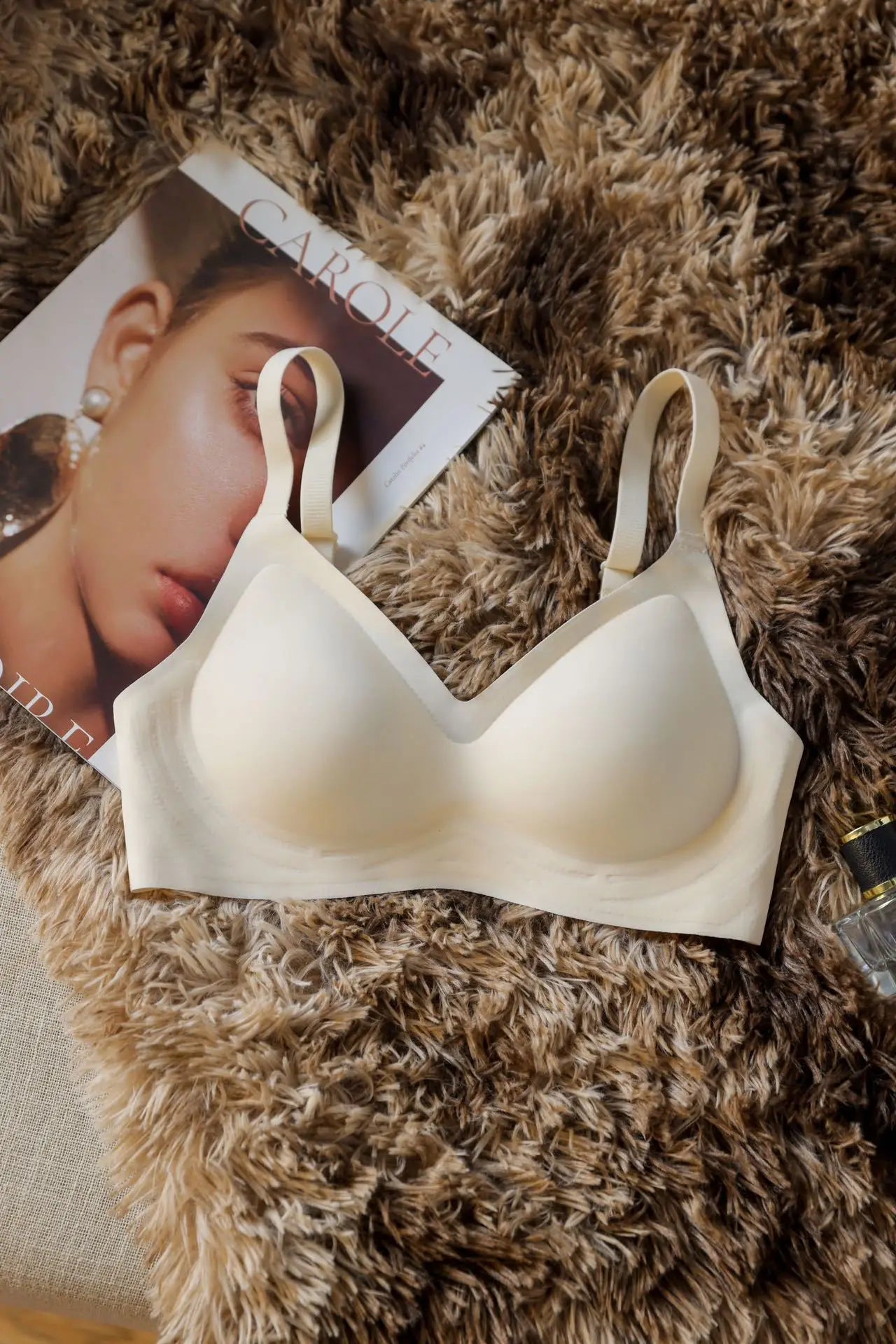 Small breast seamless bra Women's small breast push-up comfortable non-underwire soft support closed breast bra