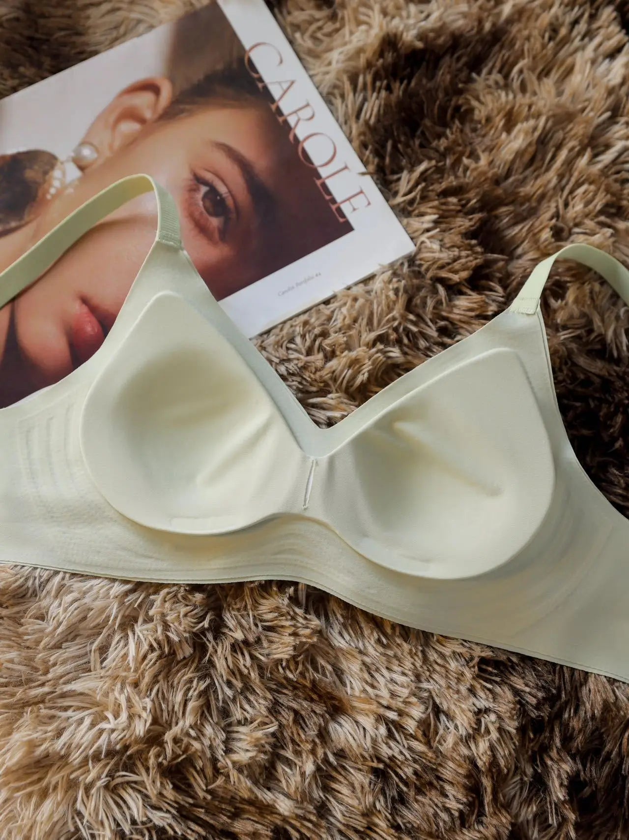 Small breast seamless bra Women's small breast push-up comfortable non-underwire soft support closed breast bra